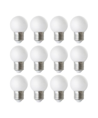 Kit 12 lámpara PORTOFINO IP20 E27 LED Bulb 12x3W 330lm(2400lm) CRI80 3000K Blanco | Novolux