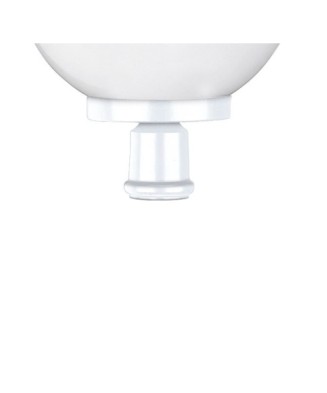 Luminaria para poste GLOBOS IP44 E27 42W 250mm Blanco | Novolux