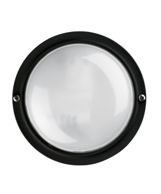 Aplique IVER Round IP65 LED SMD AC 9W 1050lm CRI80 3000K Negro