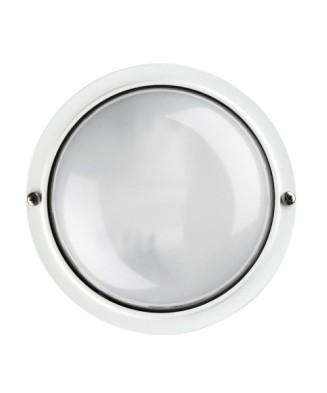 Aplique IVER Round IP65 LED SMD AC 9W 1120lm CRI80 4000K Blanco