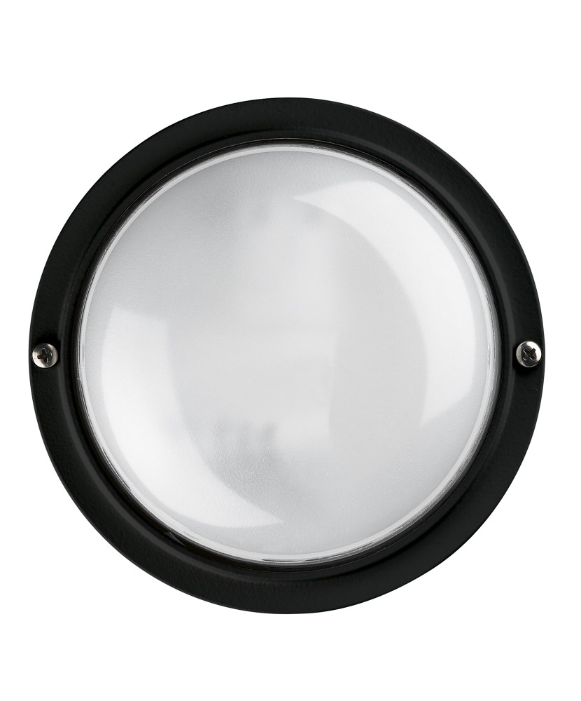 Aplique IVER Round IP65 LED SMD AC 9W 1120lm CRI80 4000K Negro