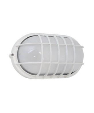 Aplique IVER Oval Grid IP65 LED SMD AC 13W 1790lm CRI80 3000K Blanco