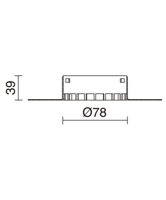 Empotrable techo NOK1T Blanco | Novolux