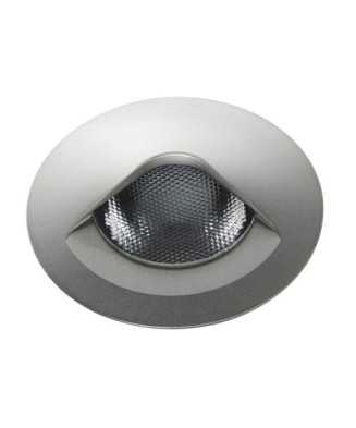 Empotrable suelo 1 emisión PUSSA IP67 LED SMD 4W 320lm CRI90 3000K Gris