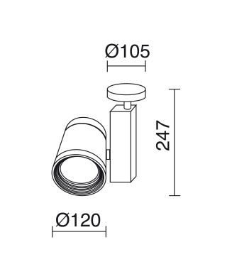 Proyector LED FLORIDA Blanco (25W) | Novolux