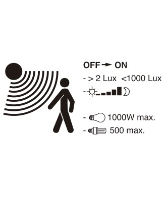 Sensor crepuscular SENSOR IP54 Blanco | Novolux