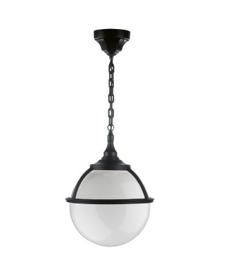 Suspensión clásica CLIC-CLAC GLOBO IP43 E27 42W Negro | Novolux