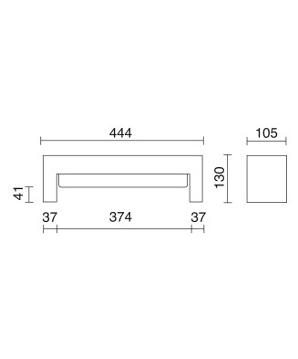 Aplique LED BIEL Blanco (3000K) | Novolux