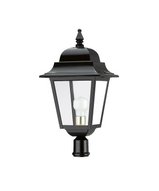 Luminaria para poste ELITE 4 IP43 E27 70W Negro | Novolux