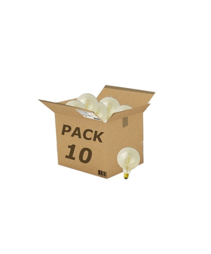 Pack de 10 lámparas VINTAGE 40W E27 | Novolux