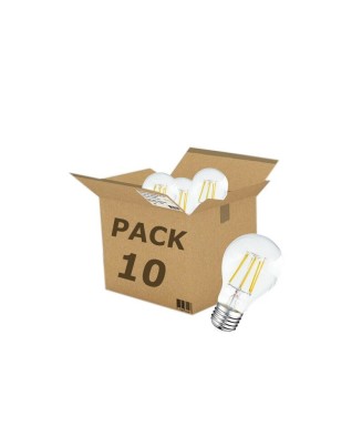 Pack 10 lámparas LED FILAMENT IP20 E27 LED Bulb 6W 2700K | Novolux