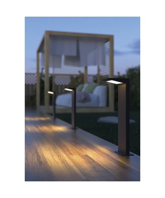 Baliza COMO IP54 LED SMD 2.2W 480lm 3000K Antracita | Novolux