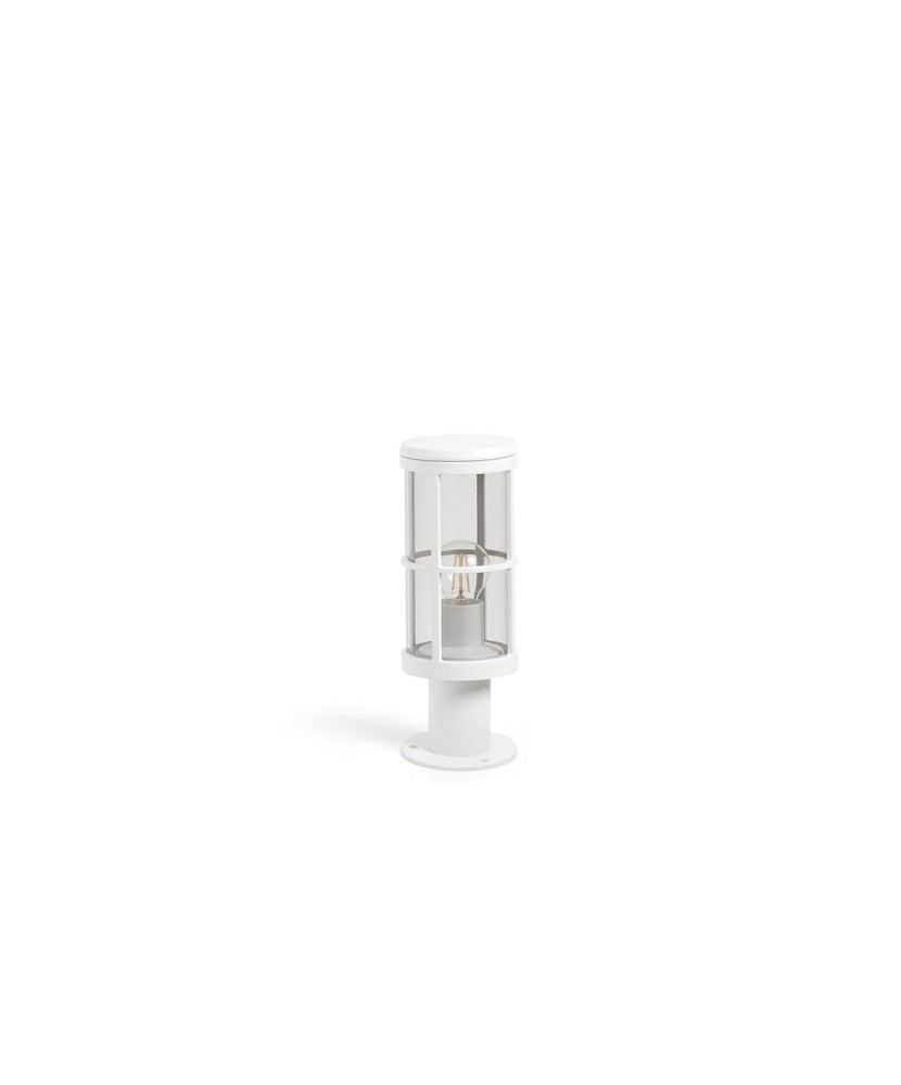 Baliza LUG IP54 E27 18W 350mm Blanco | Novolux