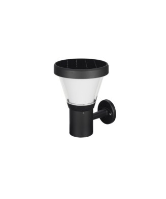 Aplique solar ERGO IP65 LED Crepuscular Negro | Novolux