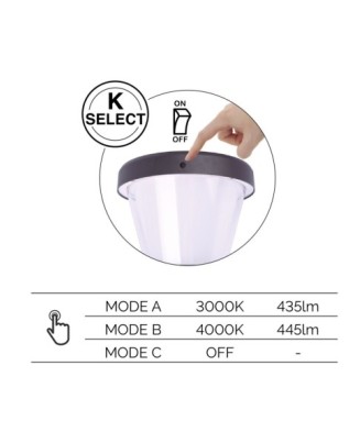 Aplique solar ERGO IP65 LED Crepuscular Negro | Novolux
