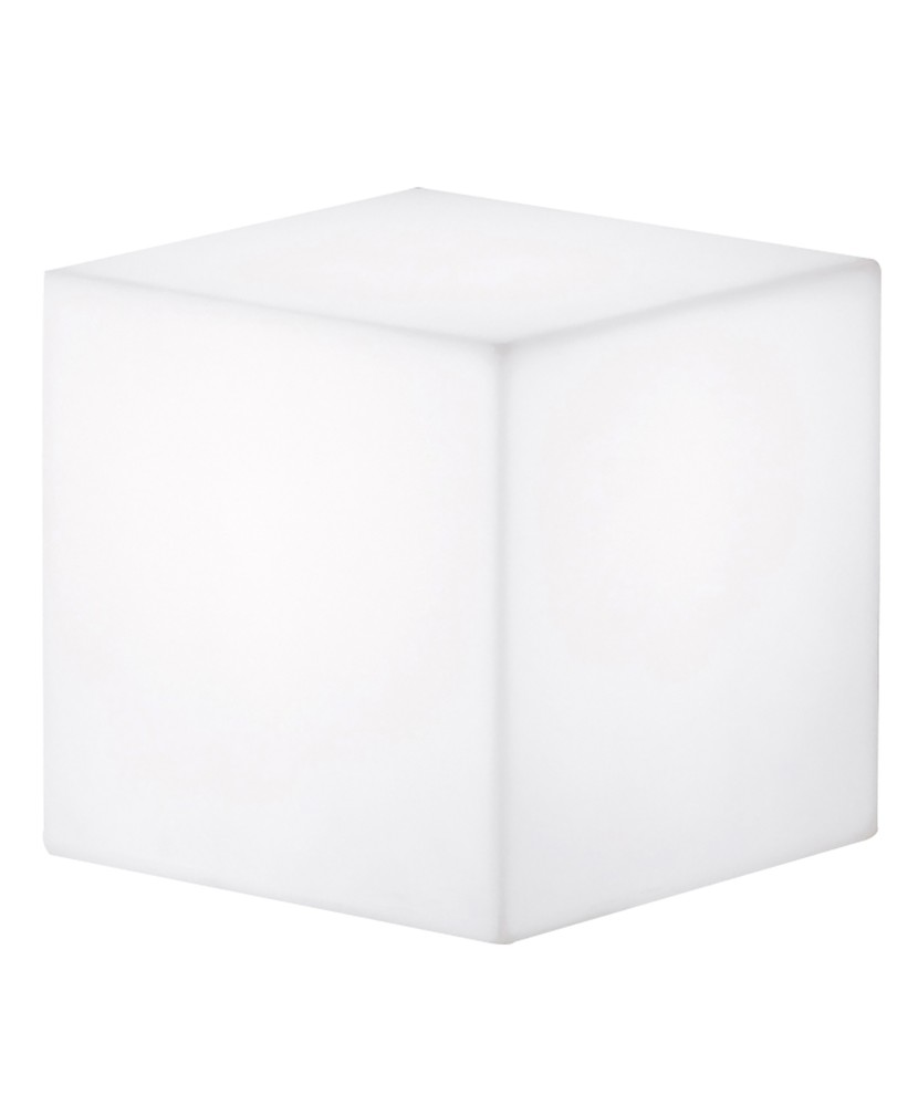 Luminaria de suelo BLOCK Small IP55 E27 15W Blanco | Novolux