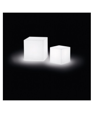 Luminaria de suelo BLOCK Small IP55 E27 15W Blanco | Novolux