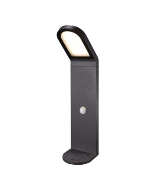 Baliza CASTELLO IP54 LED SMD 10W 1200lm(711lm) CRI80 3000K 103º Crepuscular,Movimiento 495mm Antracita | Novolux