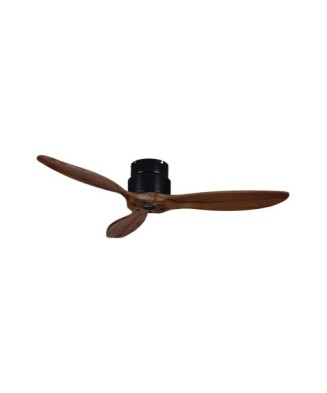 Ventilador sin luz MISTRAL  DC 35W Ø132cm Madera Nogal Negro | Novolux