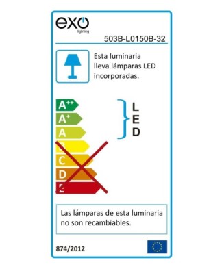 Plafón LARI LED COB 50W 3960lm CRI80 3000K Cromo | Novolux