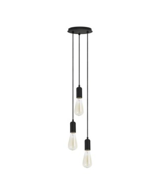 Suspensión A TU ESTILO E27 3x60W Negro | Novolux