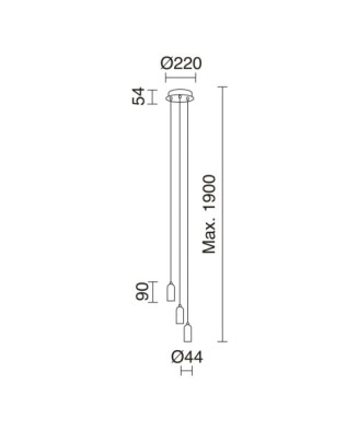 Suspensión A TU ESTILO E27 3x60W Cromo | Novolux