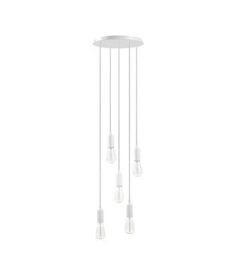 Suspensión A TU ESTILO E27 5x60W Blanco | Novolux