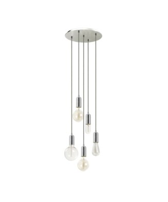 Suspensión A TU ESTILO E27 5x60W Cromo | Novolux