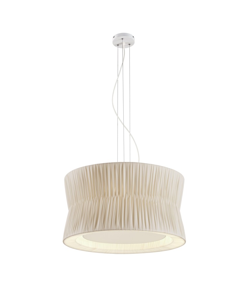 Suspensión CORA E27 3x60W Encintado beige | Novolux