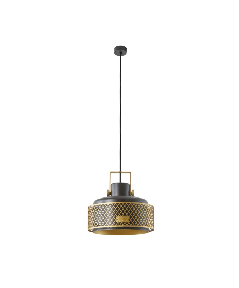 Suspensión TOSCA Large E27 60W Negro | Novolux