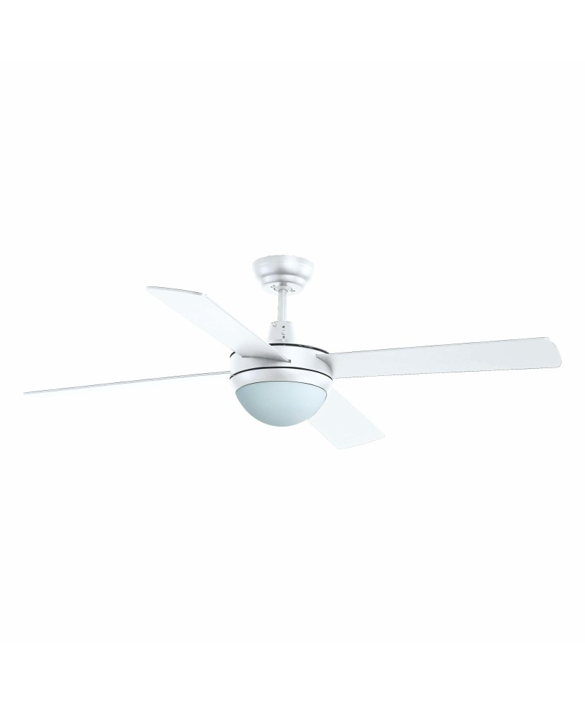 Ventilador NICK E27 2x6W Blanco | Novolux