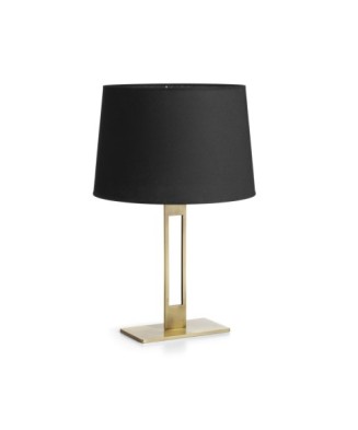 Sobremesa CLASSICAL E27 40W Oro Algodón negro | Novolux